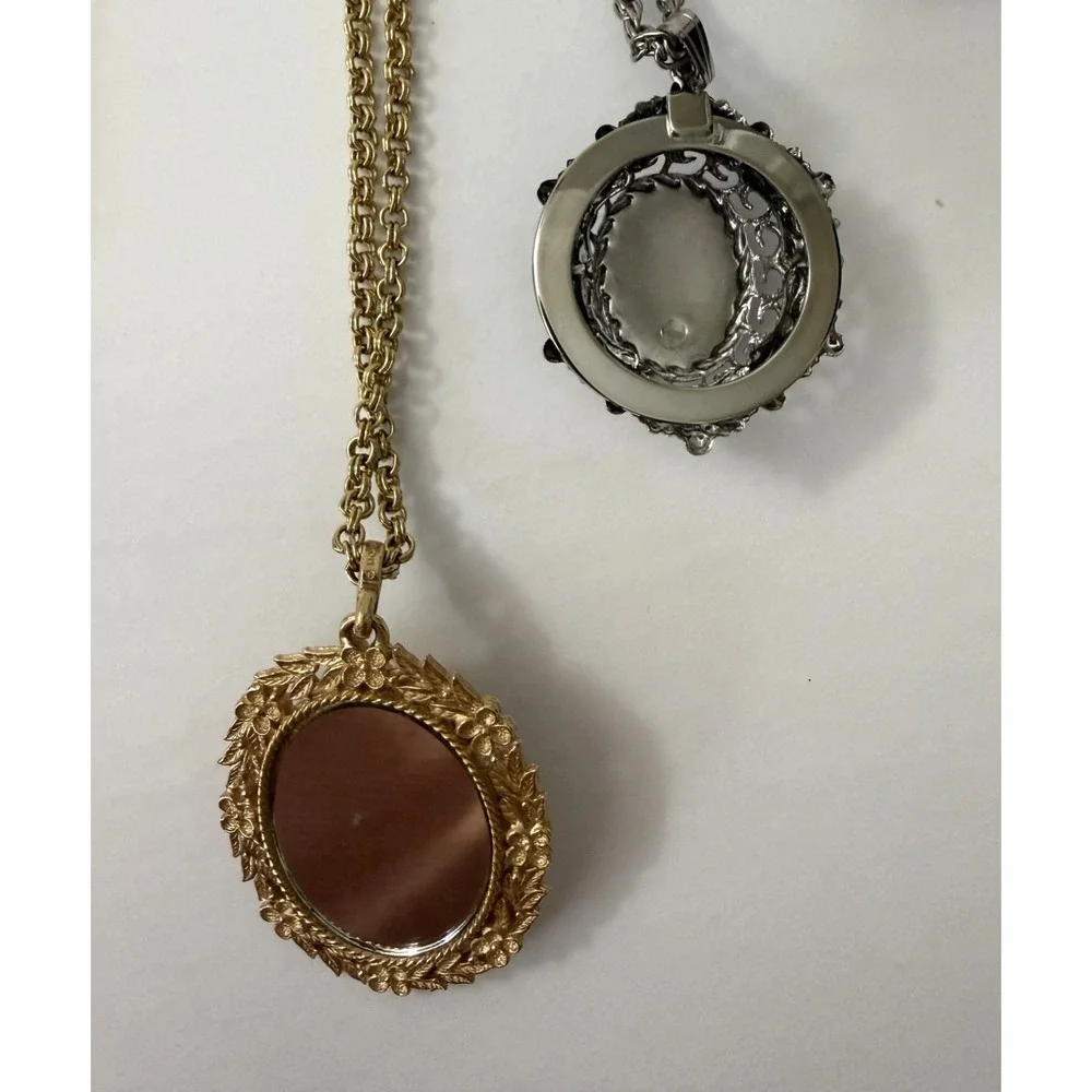 Vintage 13pc Costume Jewelry Lot Necklaces Gold & Silver Tones